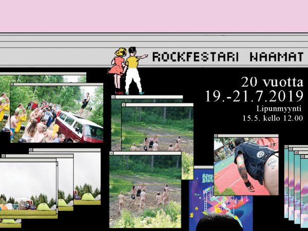 Rockfestari Naamojen 20-vuotisjuhlavuoden ilme on silkkaa modernismia!
